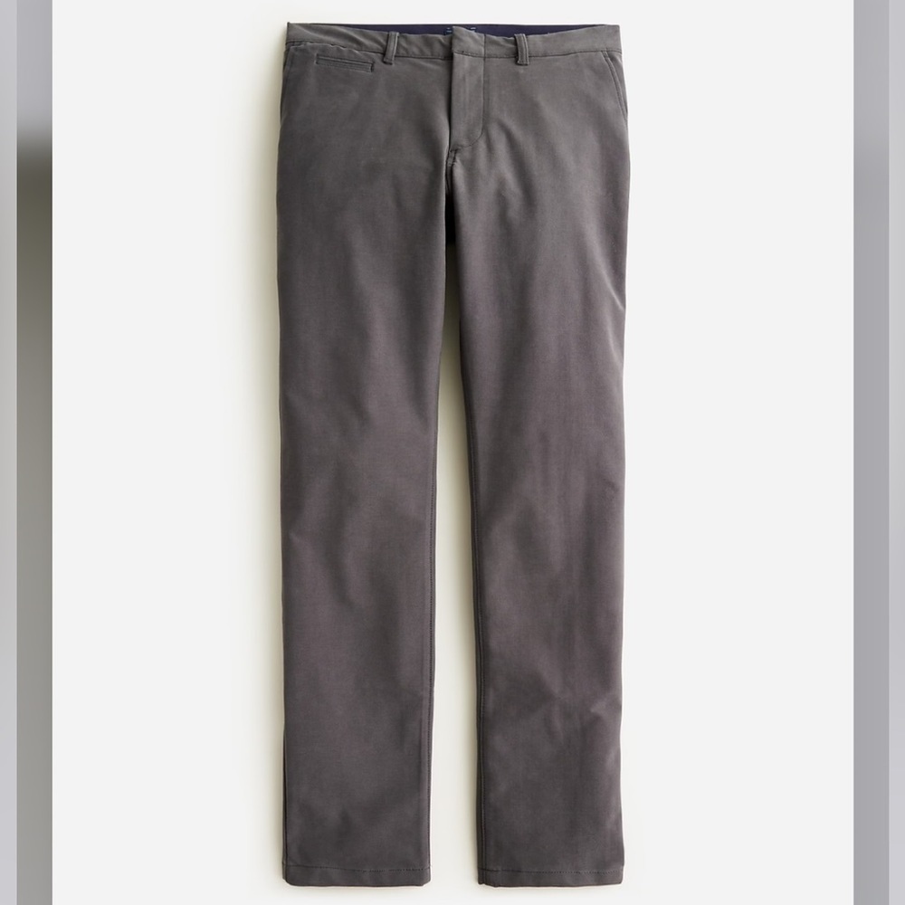 NWOT J crew 484 Slim-fit midweight tech pant carbon grey